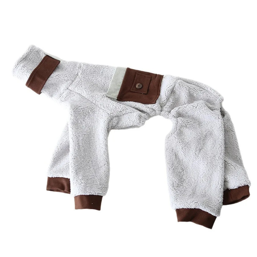 Fleeceoverall för hund