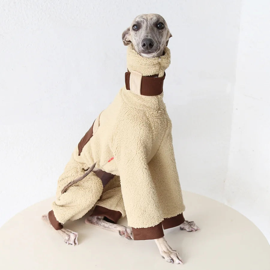 Fleeceoverall för hund