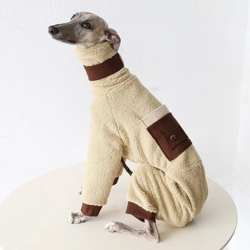 Fleeceoverall för hund