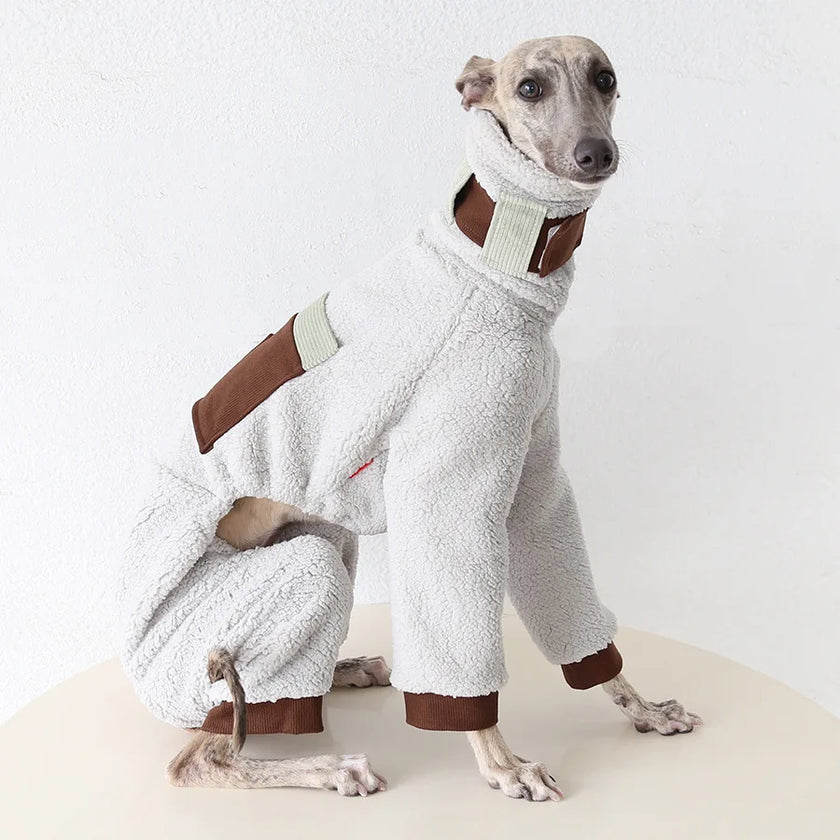 Fleeceoverall för hund
