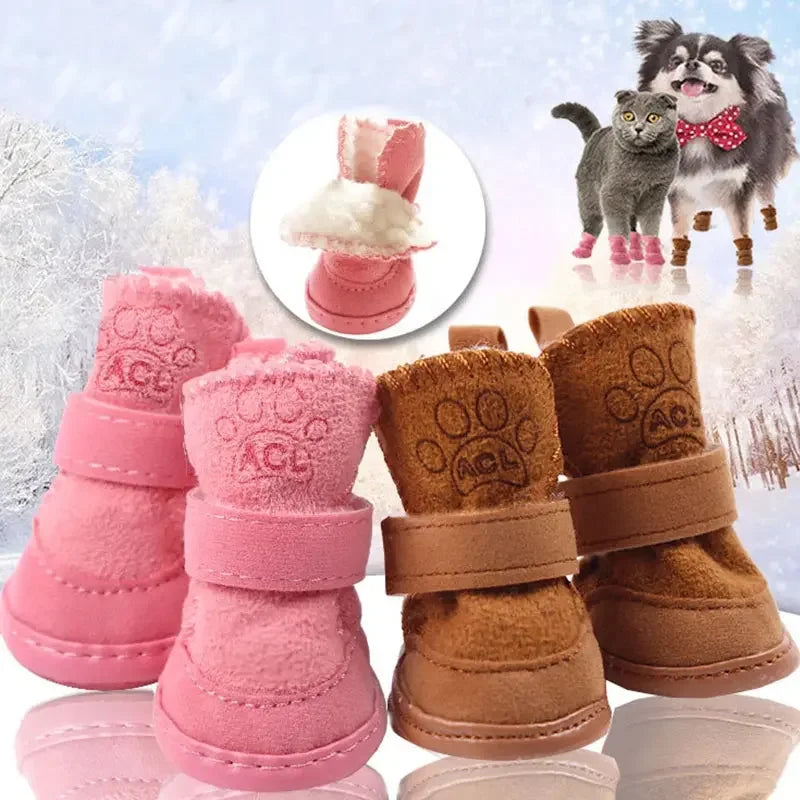 Vinterskor för hund