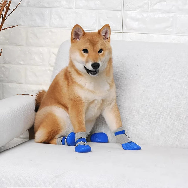 Vattenavvisande strumpor anti-slip för hund