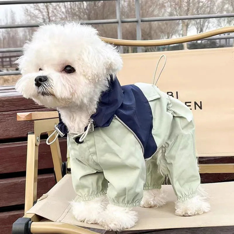 Regnoverall för hund