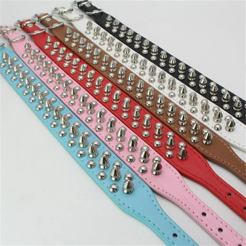 Hundhalsband med spikes