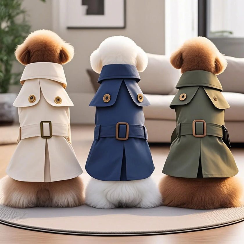 Trenchcoat för hund