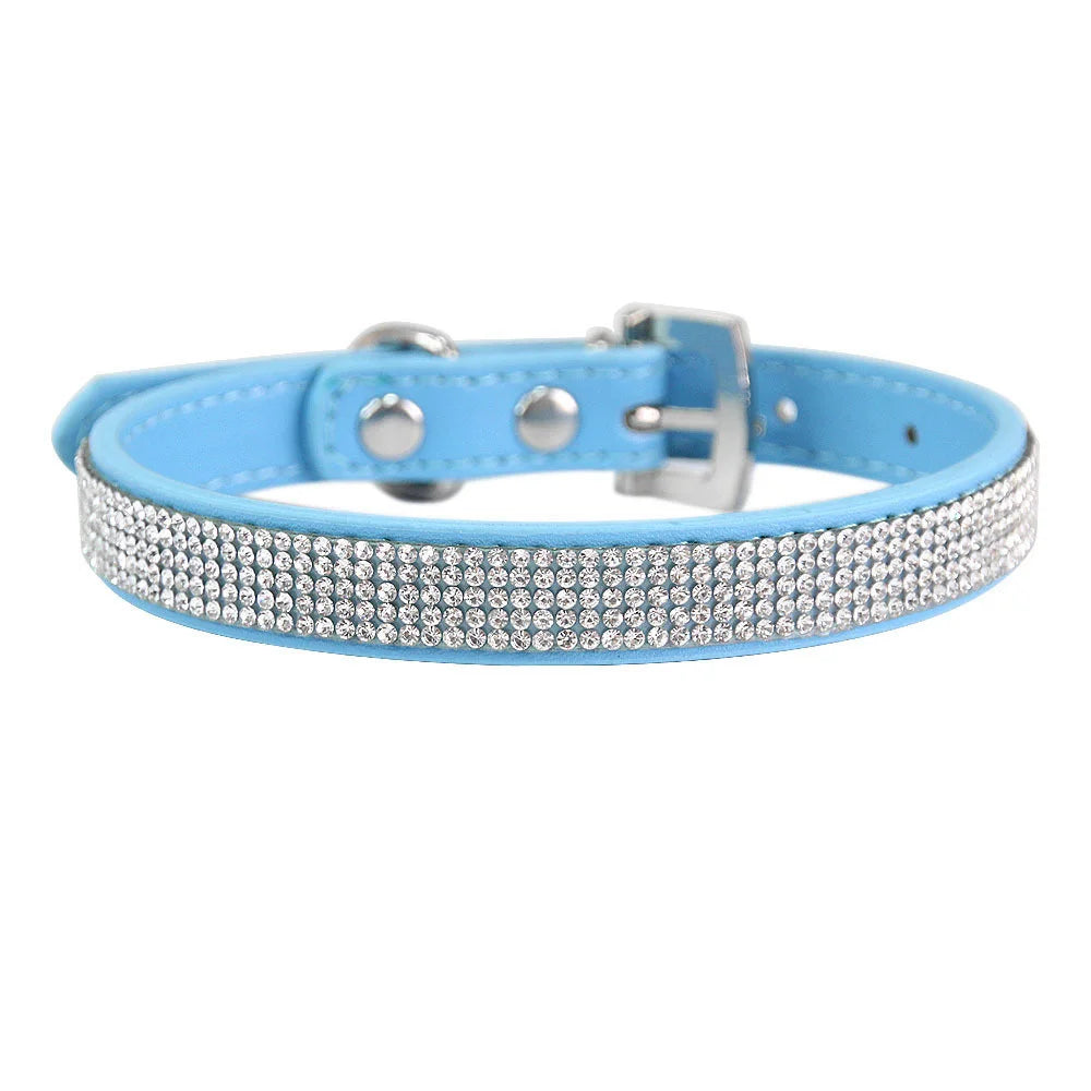 Hundhalsband med strass