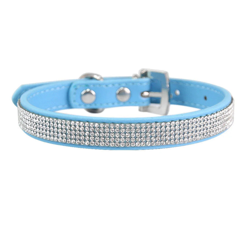 Hundhalsband med strass