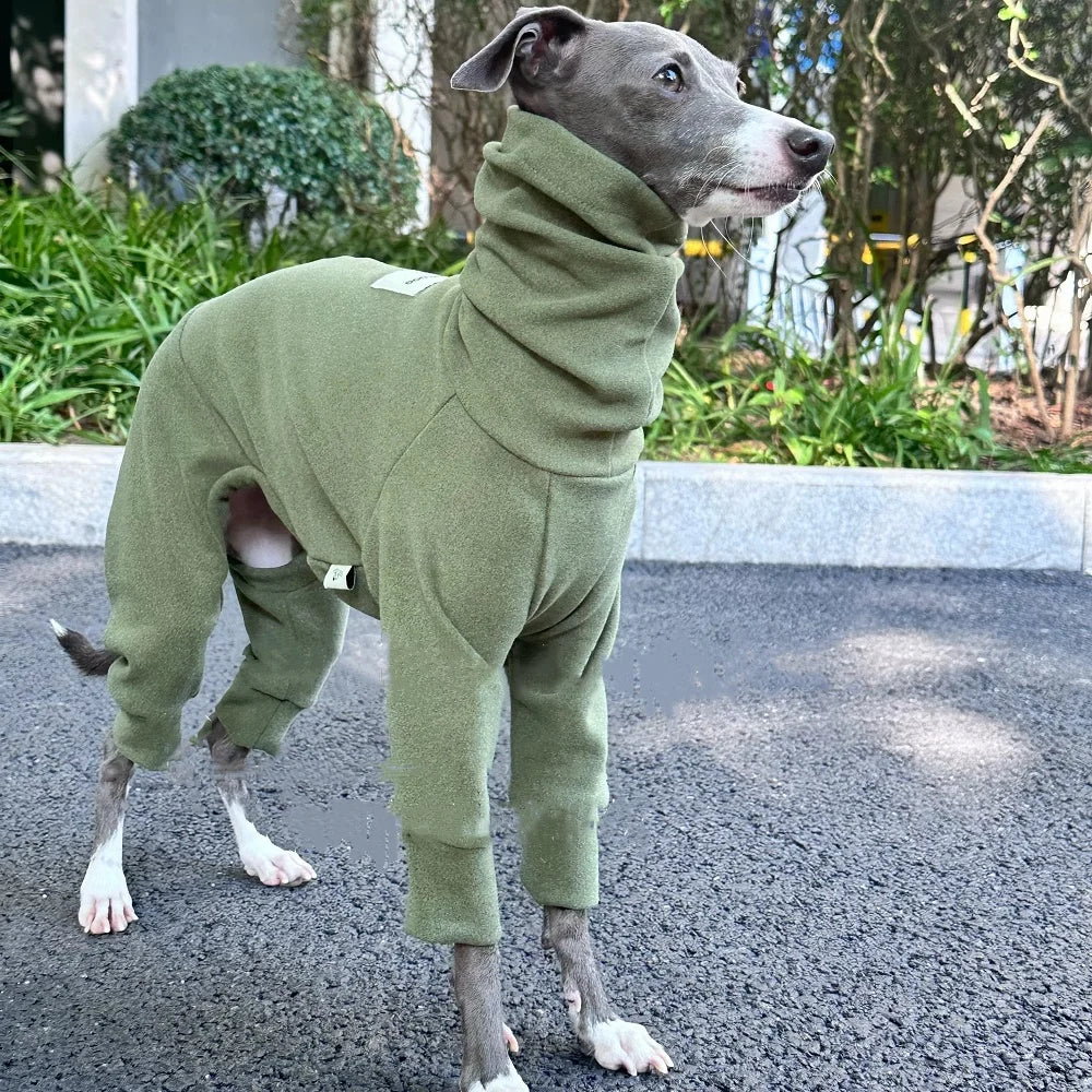 Overall Onesie med hög krage för hund