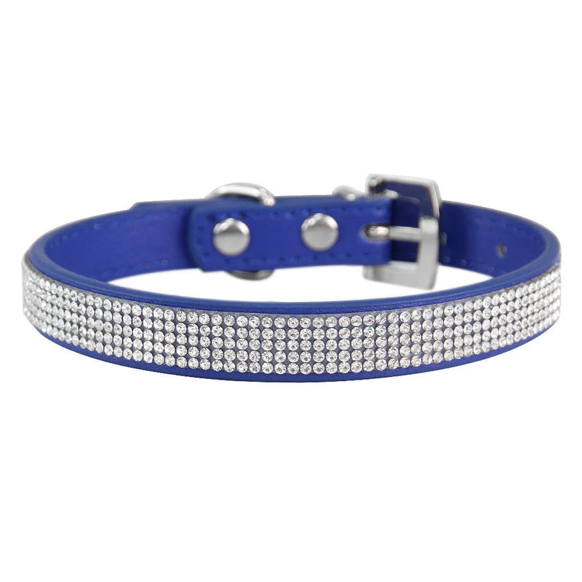 Hundhalsband med strass