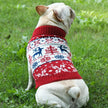 Stickad jultröja för hund