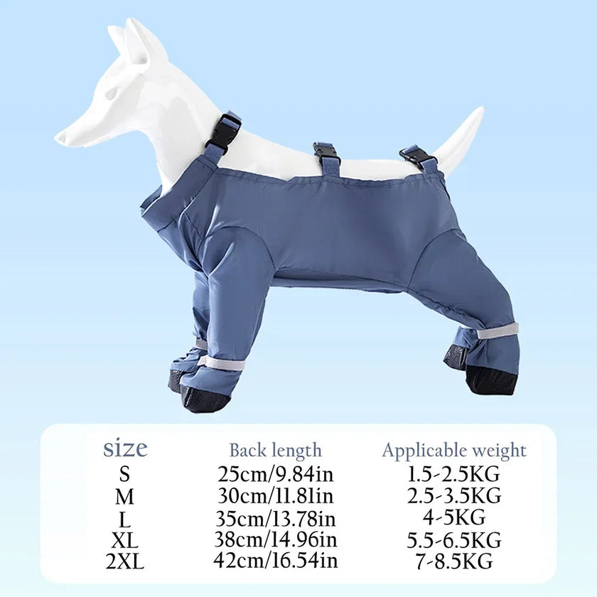 Överdragsbyxor för hund