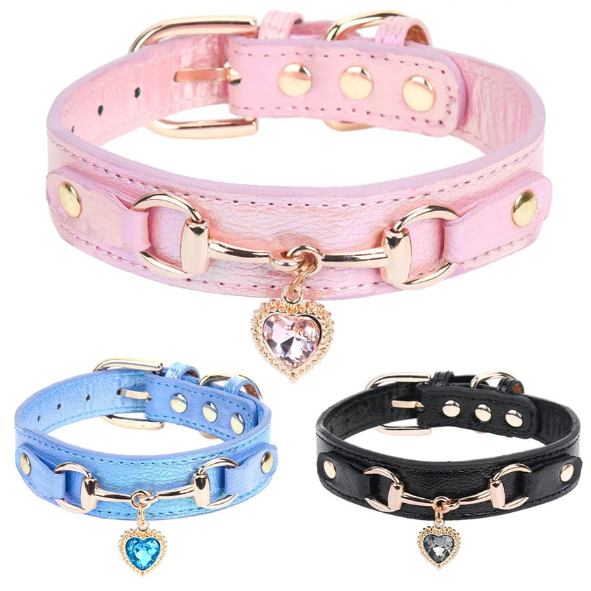 Hundhalsband med smycke