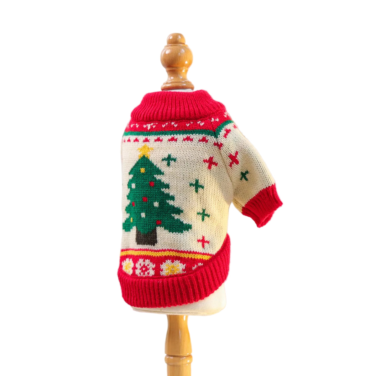 Stickad jultröja för hund