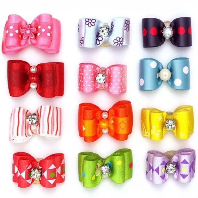 Rosetter på gummiband 10st