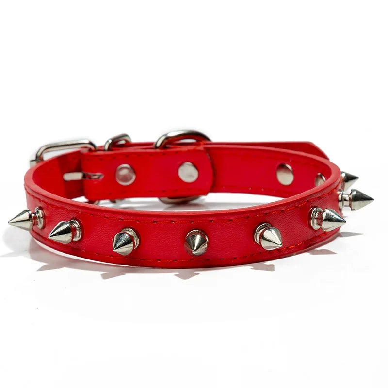 Hundhalsband med spikes