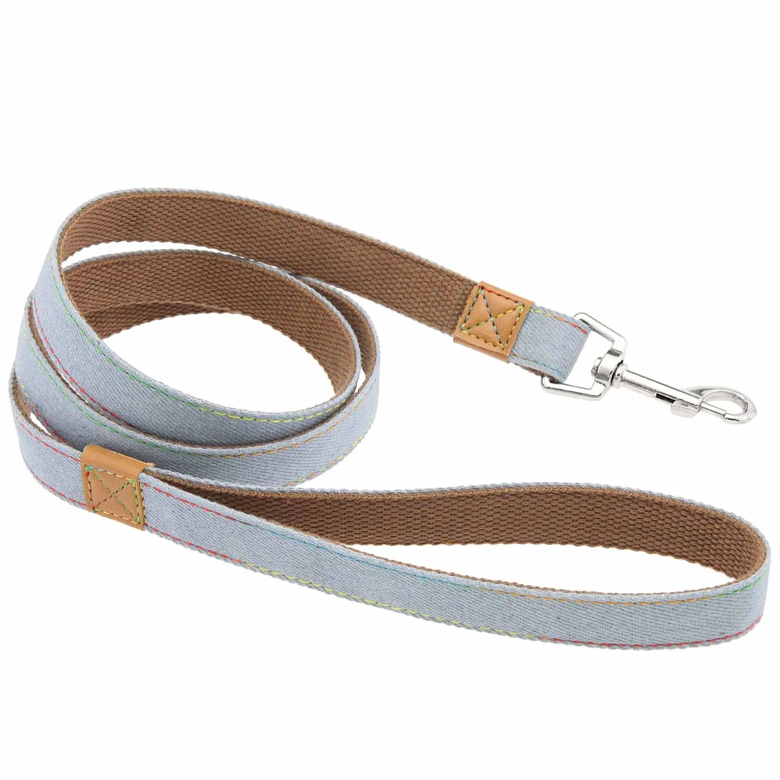 Hundsele i jeanstyg & koppel