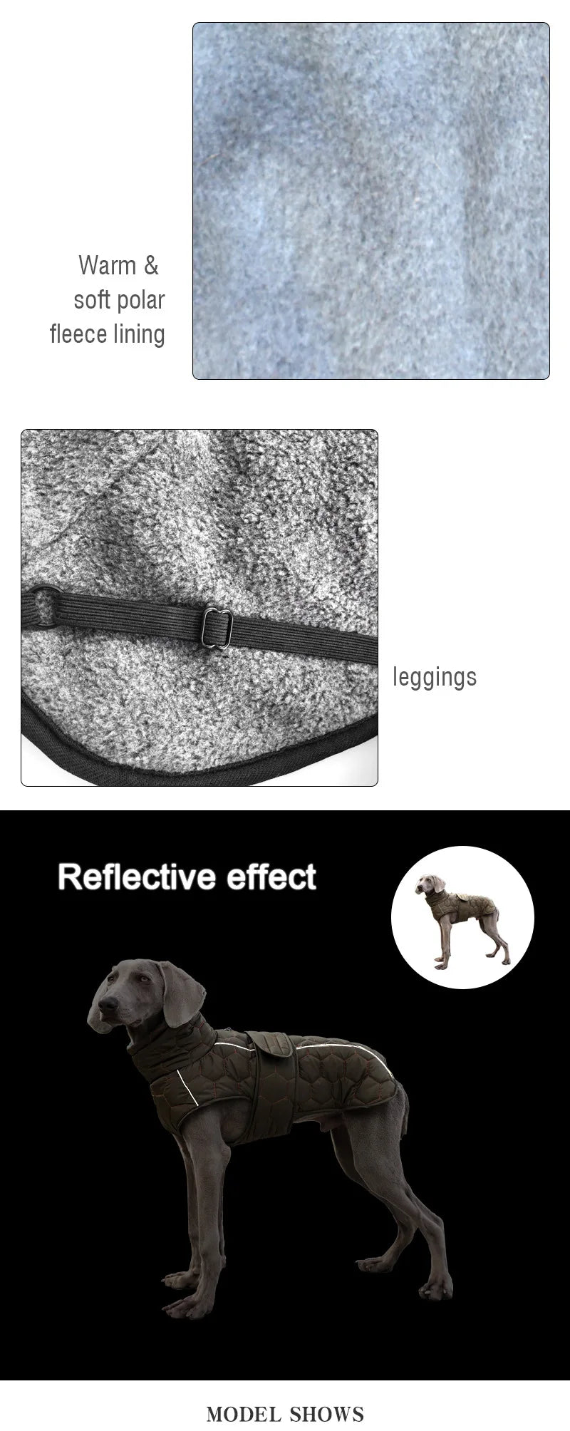 Täckjacka för hund