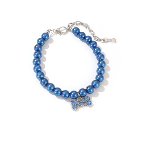 Pärlhalsband för hund