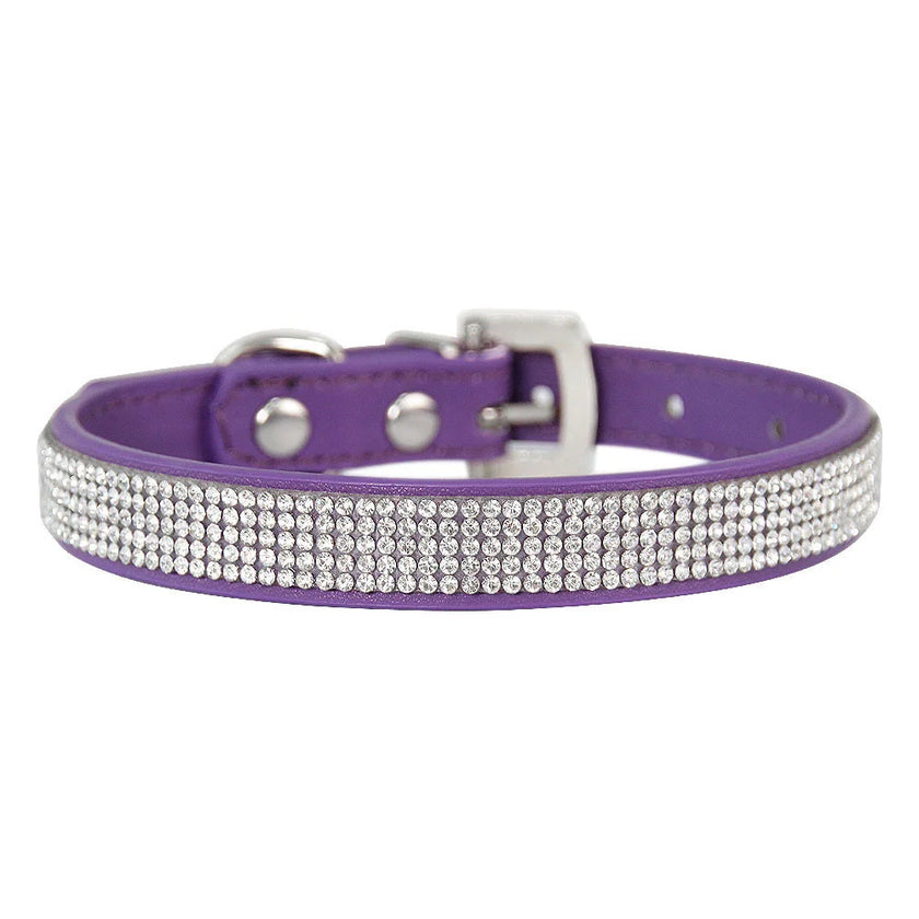 Hundhalsband med strass