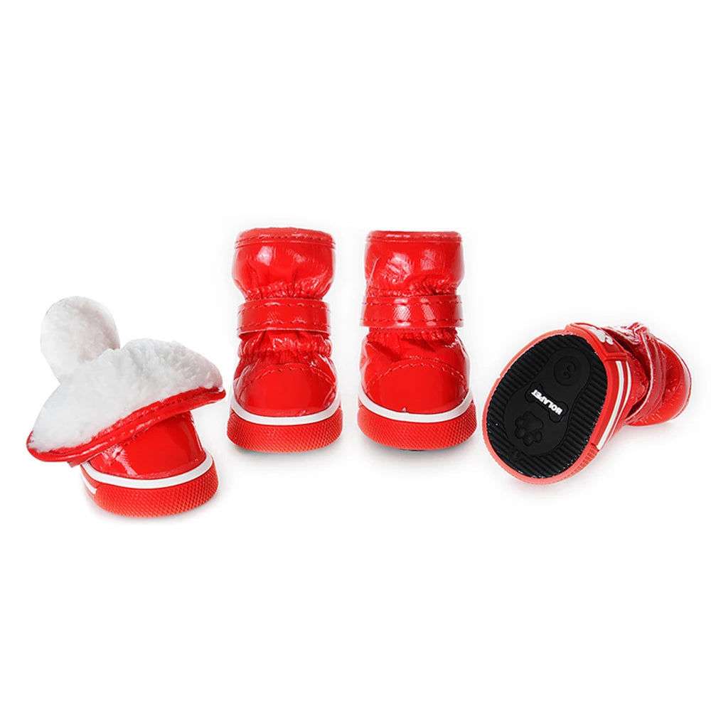 Snowboots för hund