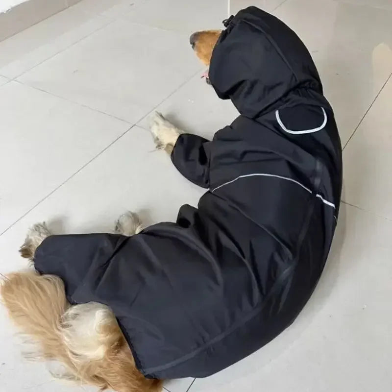 Vattentät overall för hund