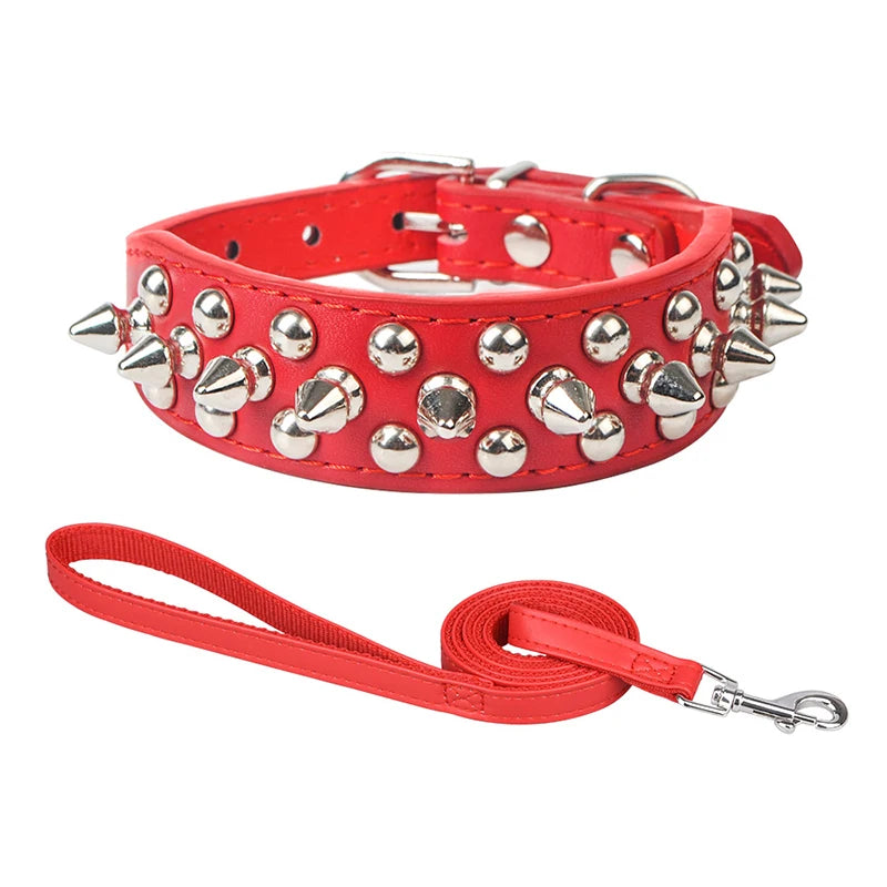 Hundhalsband med spikes