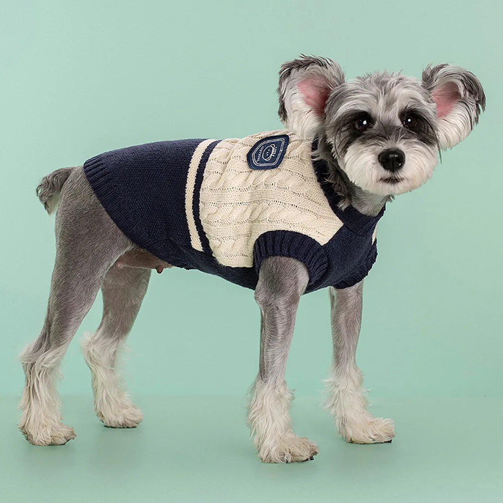 Collegeväst för hund