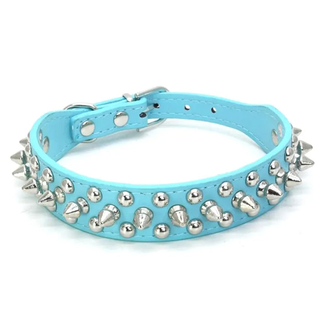 Hundhalsband med spikes