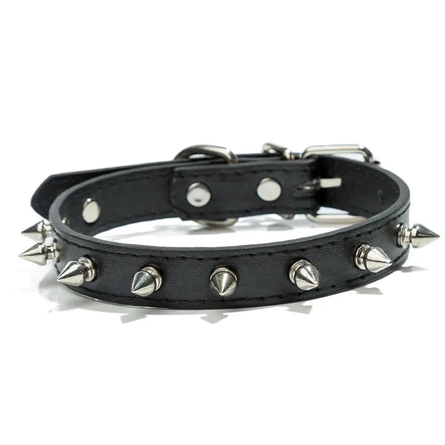 Hundhalsband med spikes