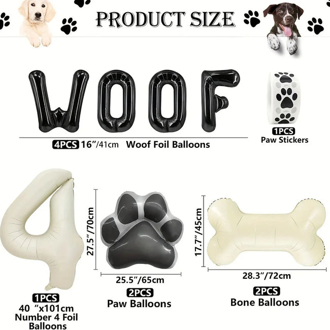 Ballonger till födelsedag för hund