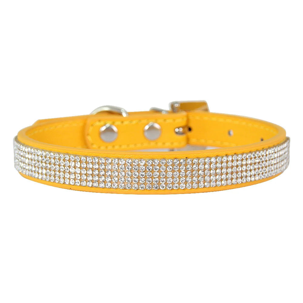 Hundhalsband med strass