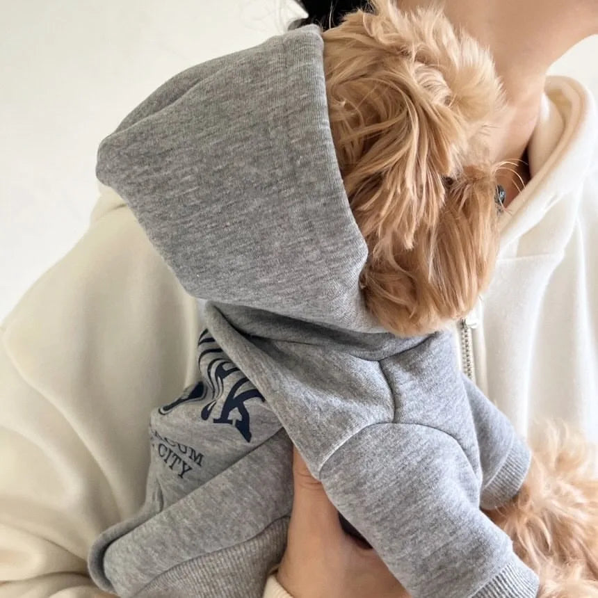 Hoodie Sweatshirt med huva för hund