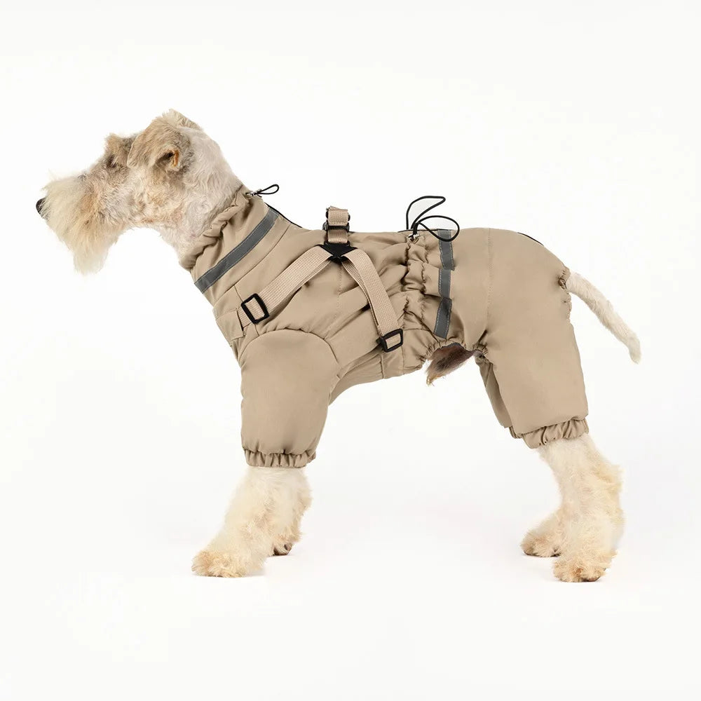 Overall med sele för hund