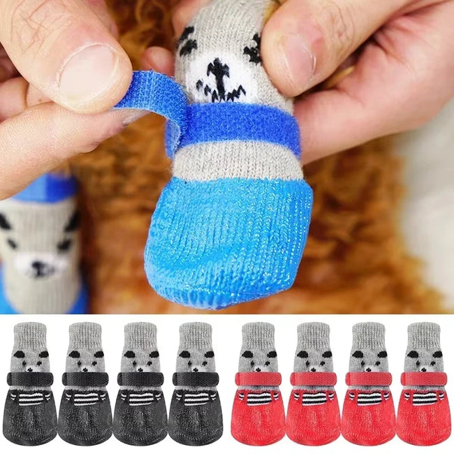 Vattenavvisande strumpor anti-slip för hund