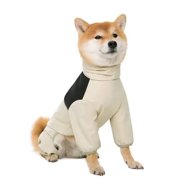 Vattentät overall för hund