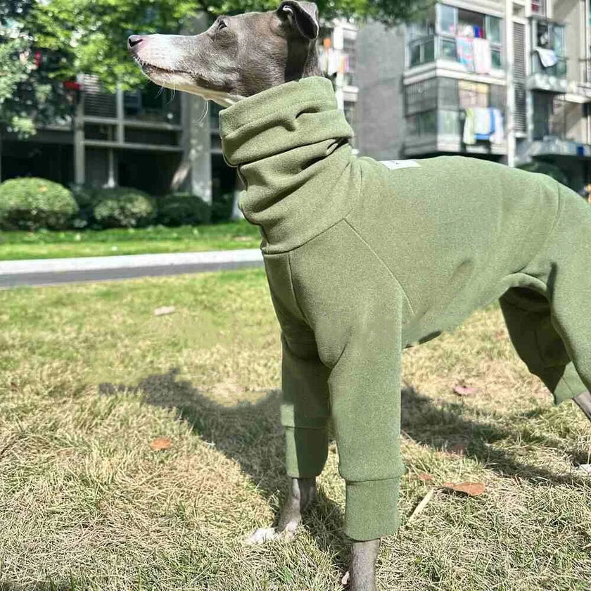Overall Onesie med hög krage för hund
