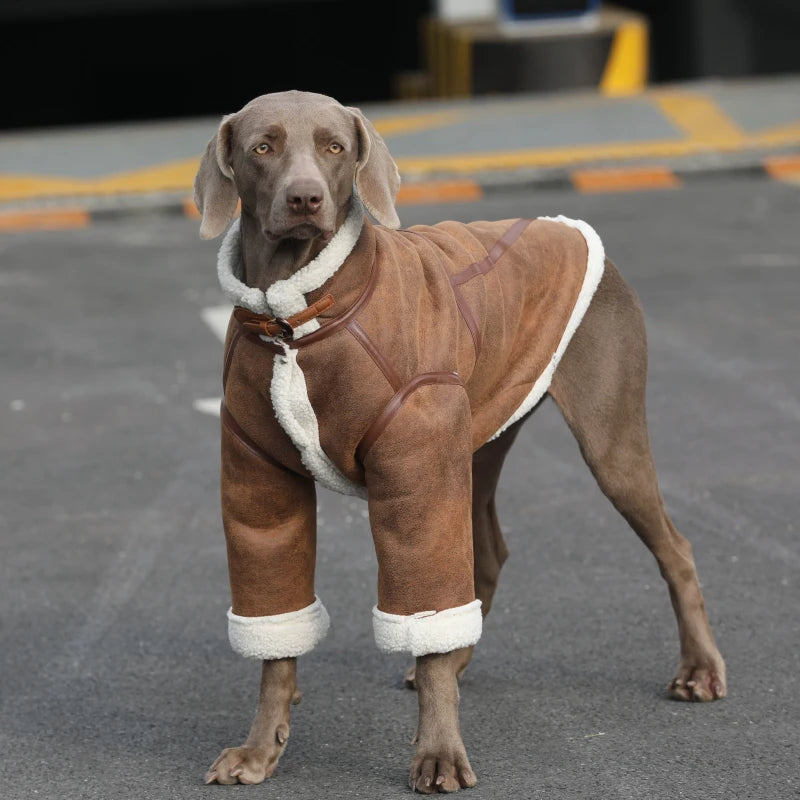 Varmfodrad hundjacka