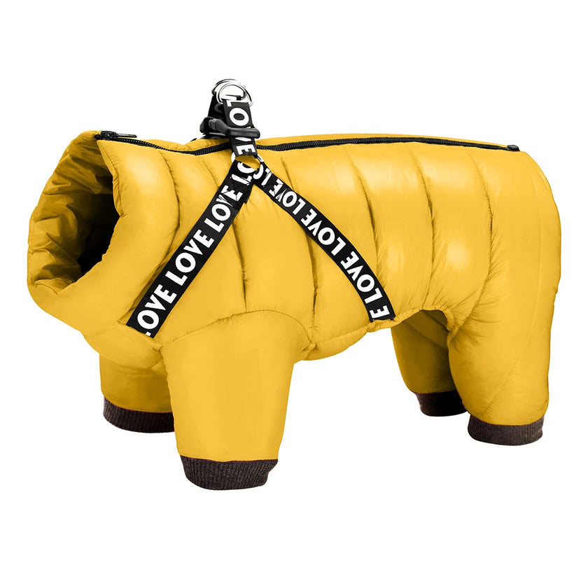 Vinteroverall för liten hund