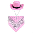 Cowboy kostym hatt & scarf för hund