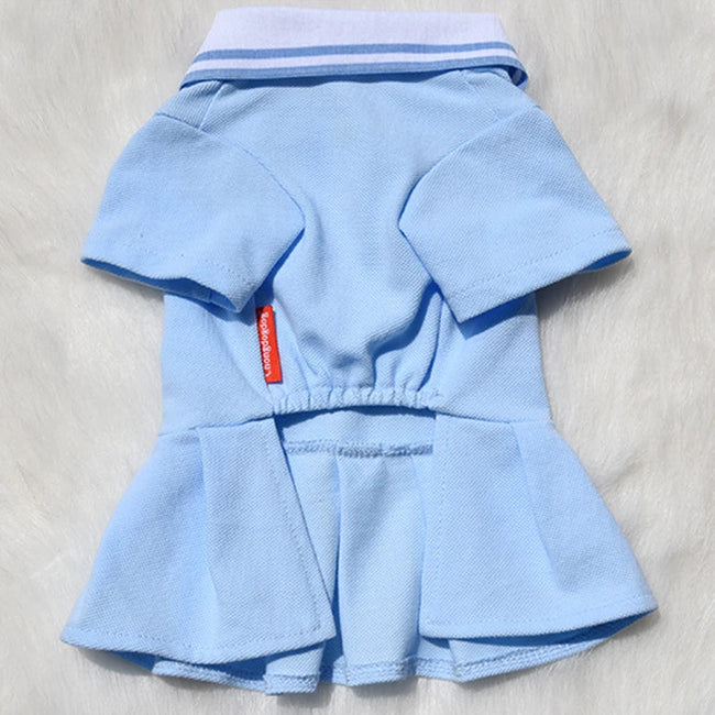 Pikéklänning för hund