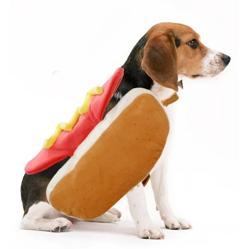 Utklädnad för hund varmkorv