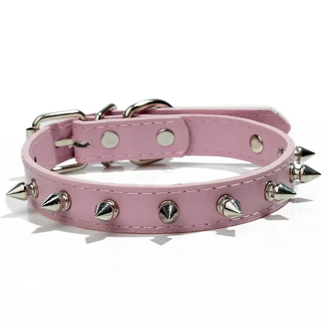 Hundhalsband med spikes