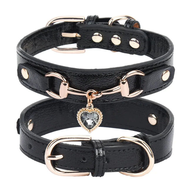 Hundhalsband med smycke