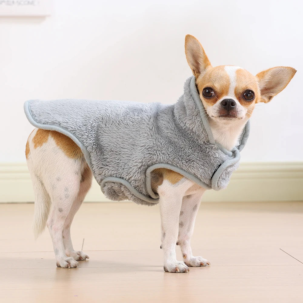 Fleeceväst vändbar för hund