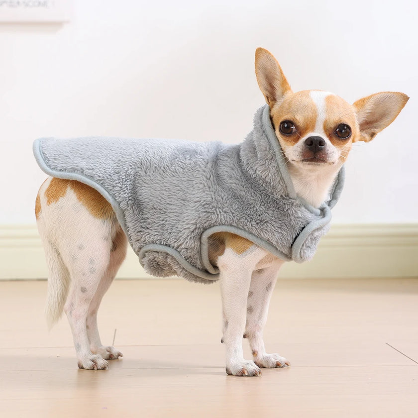 Fleeceväst vändbar för hund