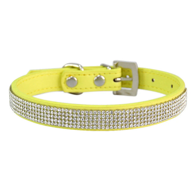 Hundhalsband med strass