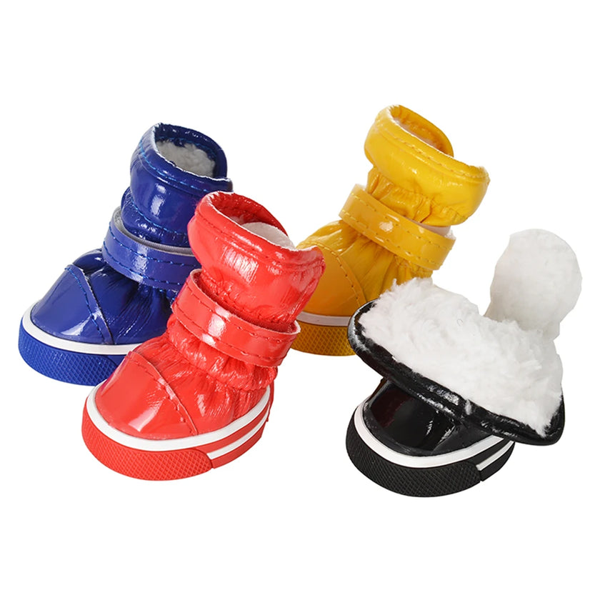 Snowboots för hund