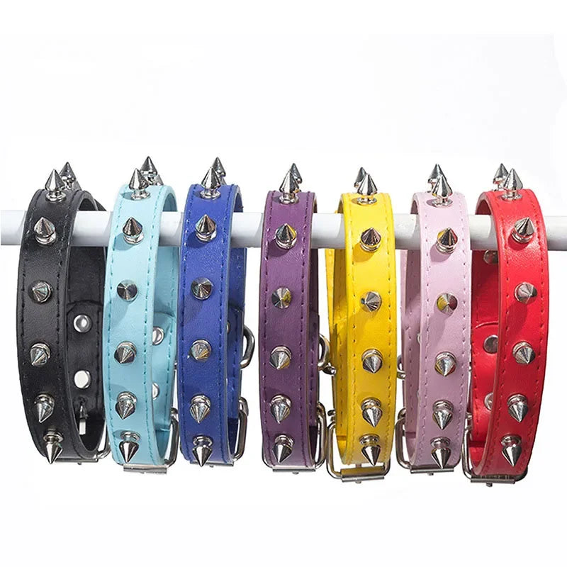 Hundhalsband med spikes