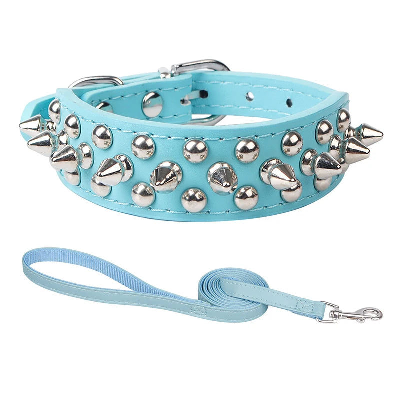 Hundhalsband med spikes
