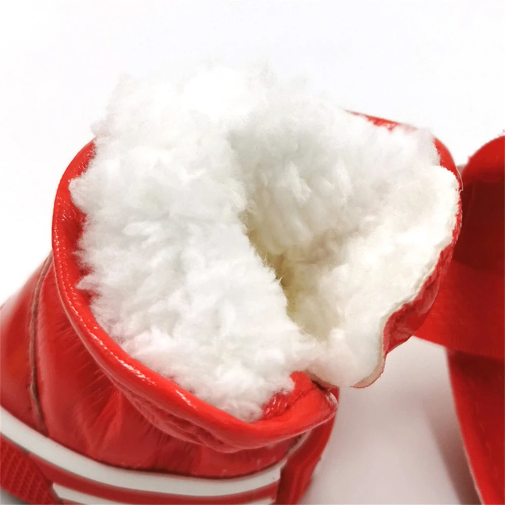 Snowboots för hund